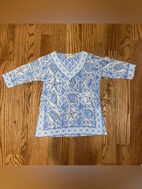 Gretchen Scott girls 6-8 pool beach coverup tunic